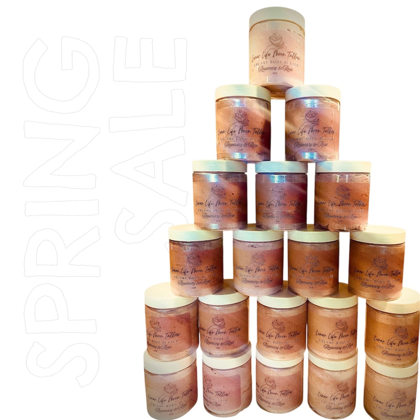 Rose and Rosemary Shimmer Body Cream