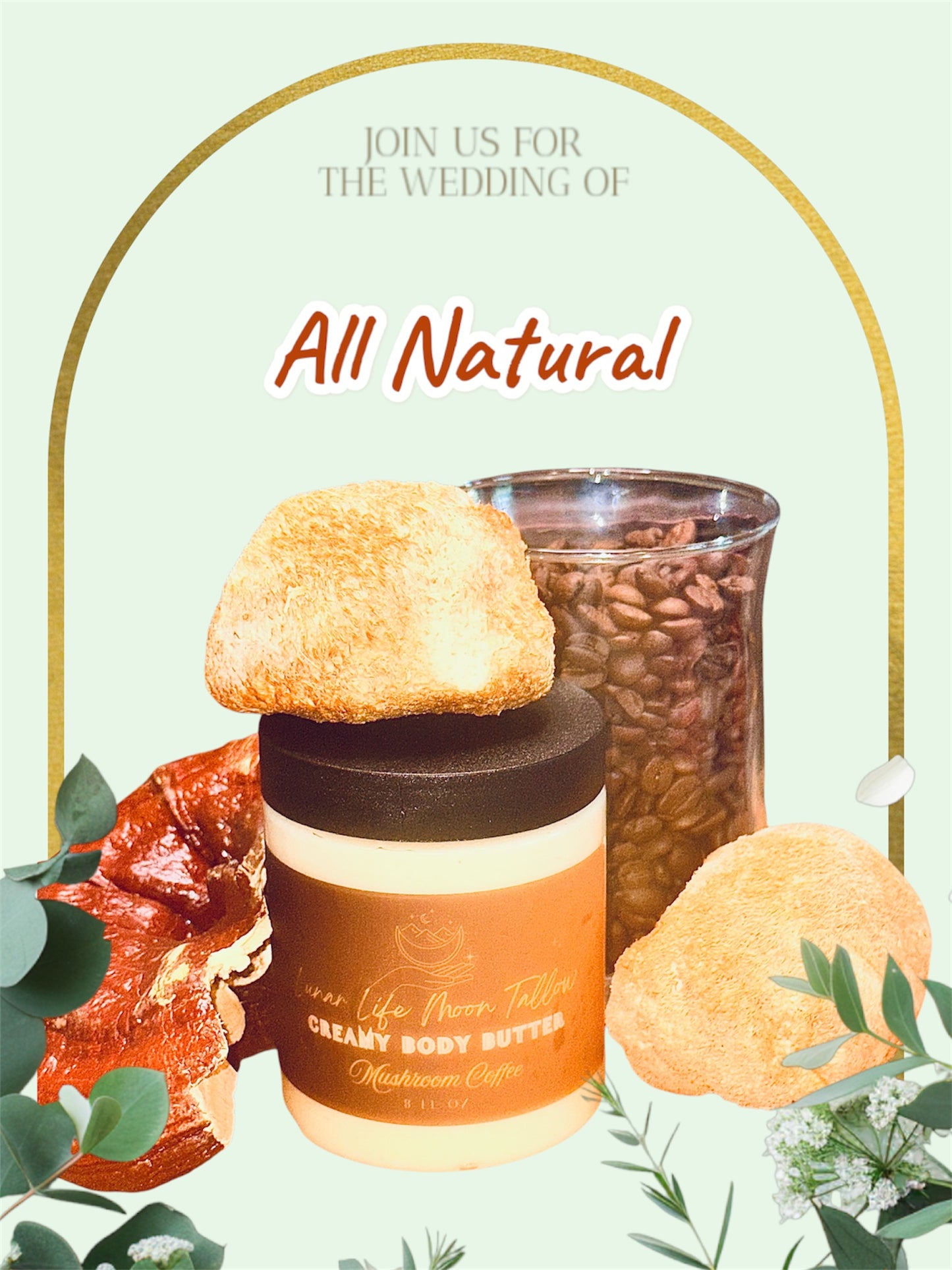Lunar Life Moon Tallow Mushroom - Coffee Body Cream