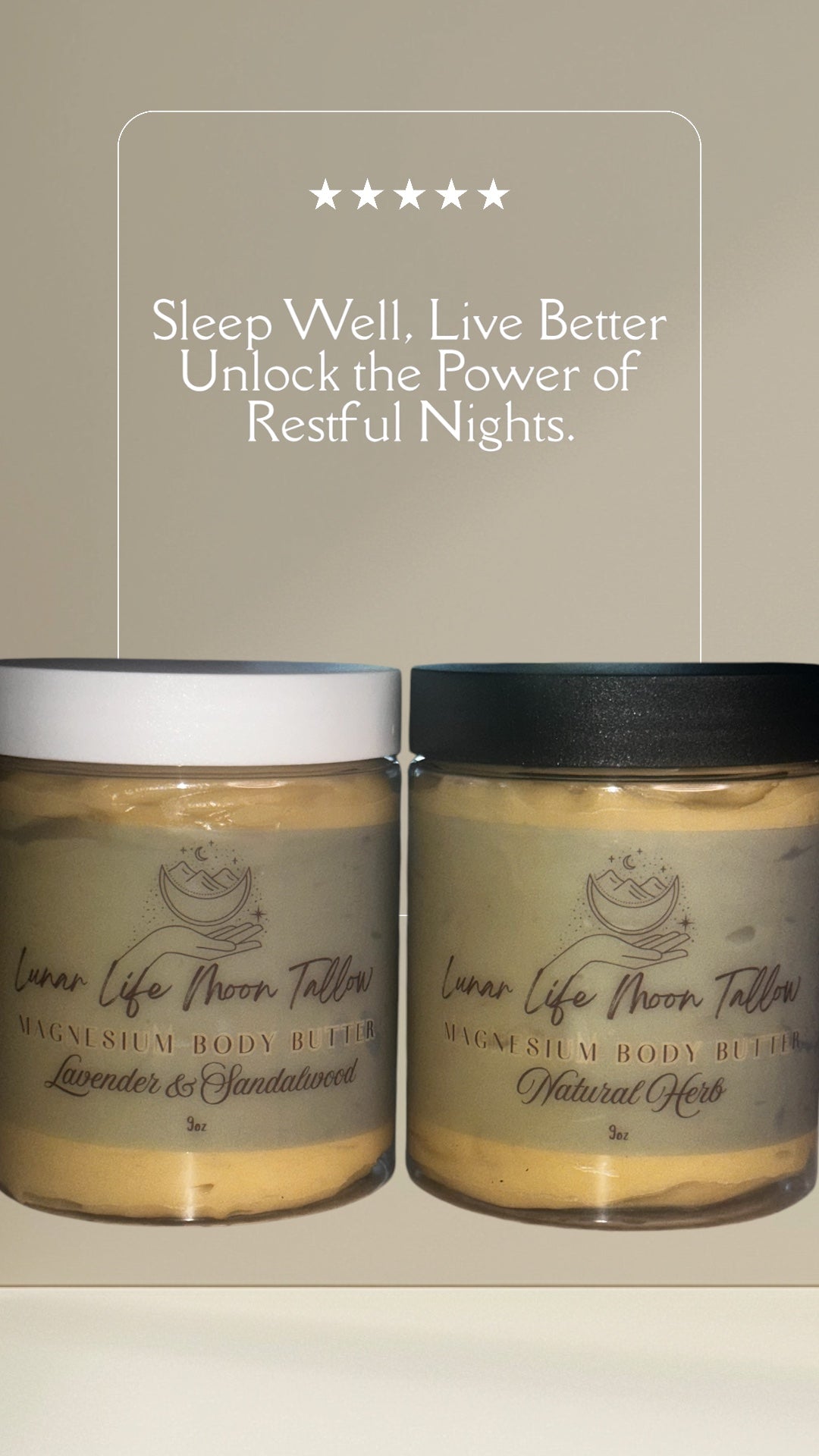 Lunar Life Moon Tallow Magnesium Body Butter