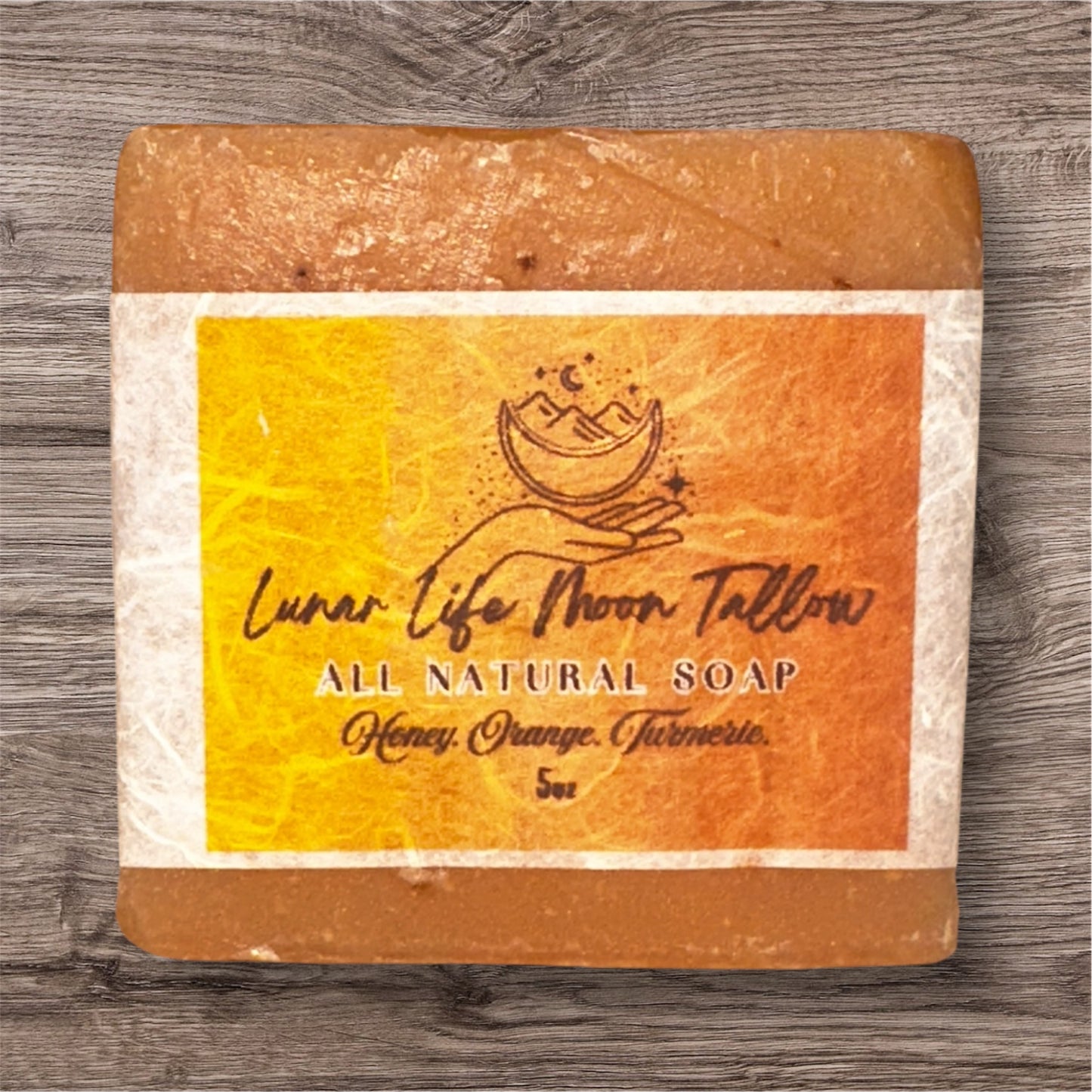 Honey. Orange. Turmeric. All Natural Soap