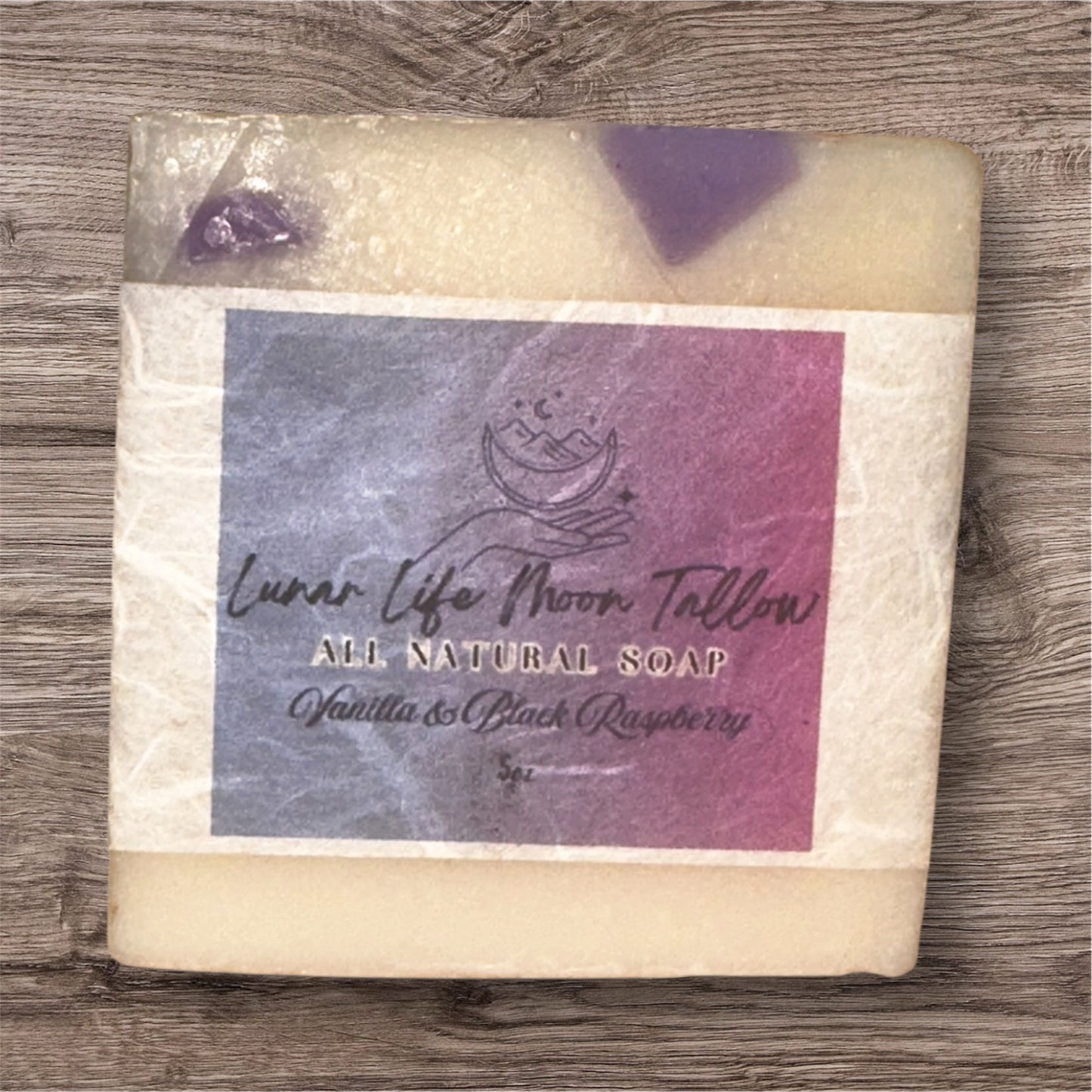 Vanilla and Black Raspberry All Natural Soap