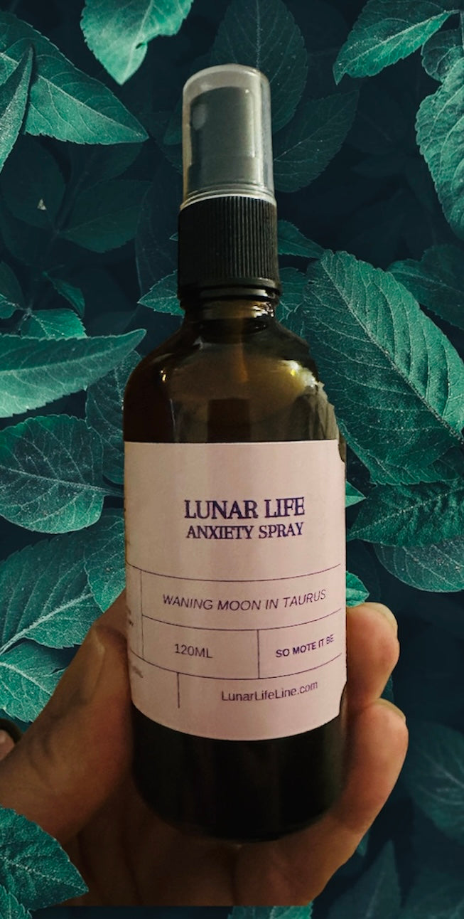 Lunar Life Anxiety Spray with Manifestation Candle