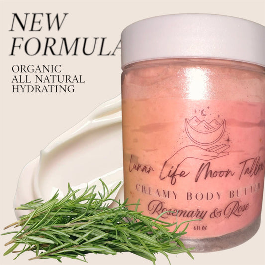 Rose and Rosemary Shimmer Body Cream